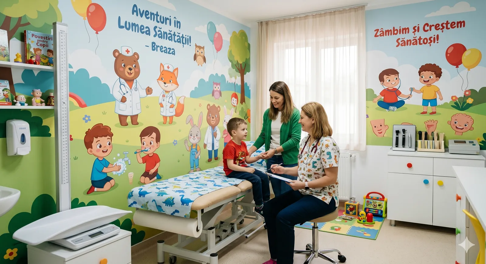 Decor mural personalizat pentru clinică sau cabinet medical
